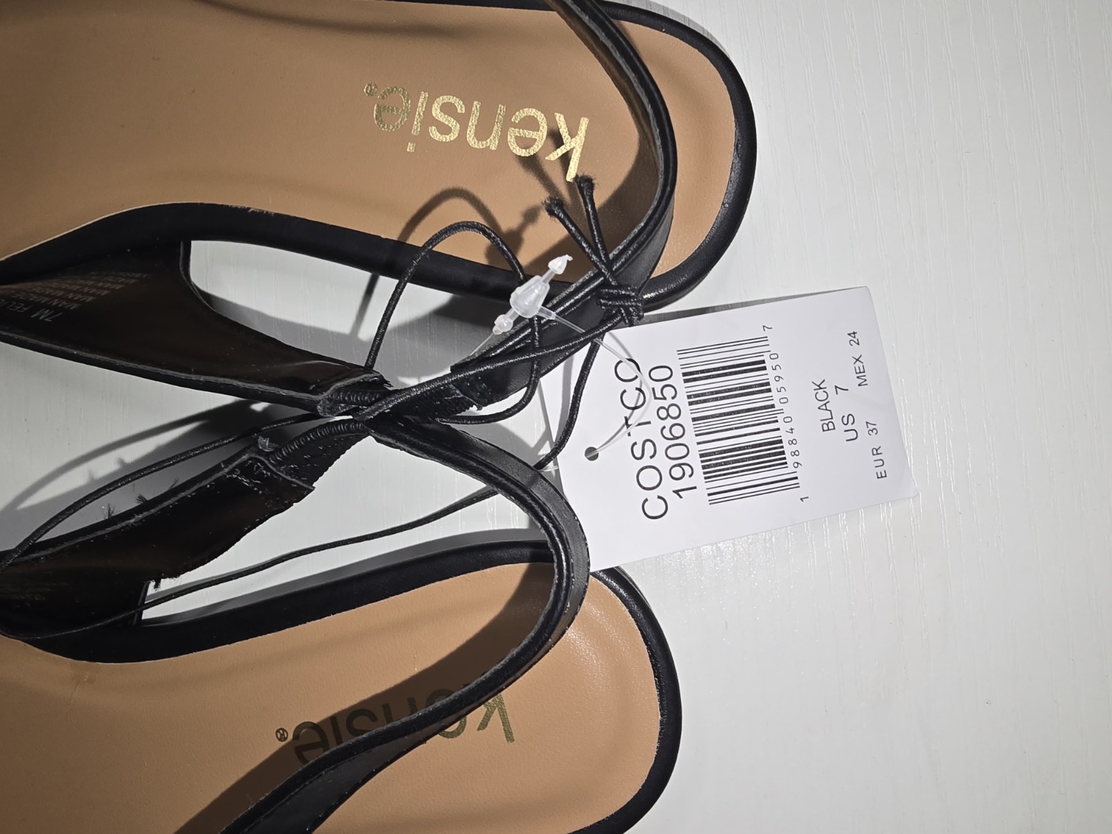 NIB! Kensie Felice Slingback Women’s Black Flats Casual Dress Shoes Size 7
