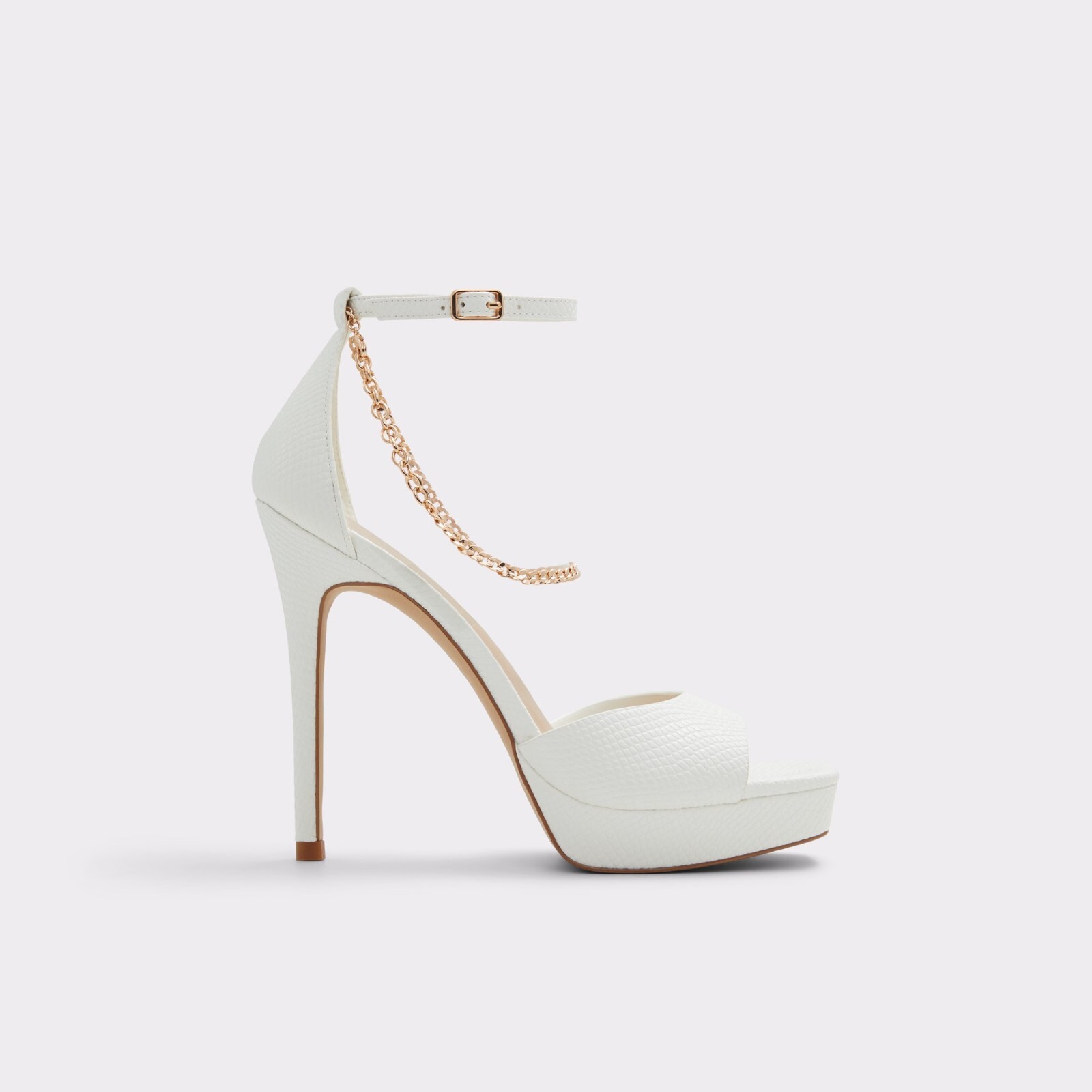 ALDO Heels Prisilla Strappy sandal White Size 6/6.5/7/7.5/8/8.5/9/10