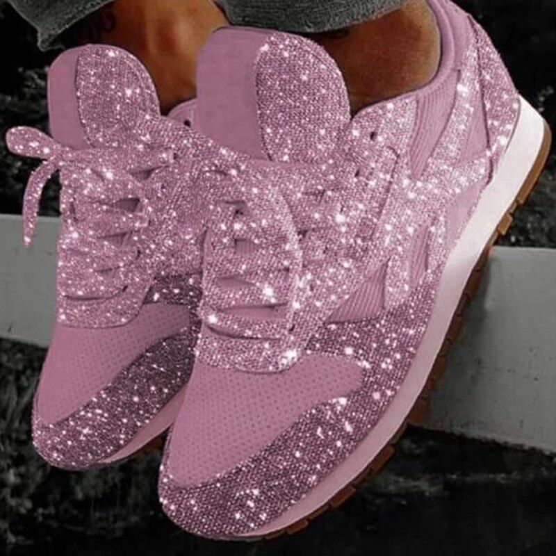 Women Flat Sneakers Casual Female Lace Up Platform Comfortable Plus Size