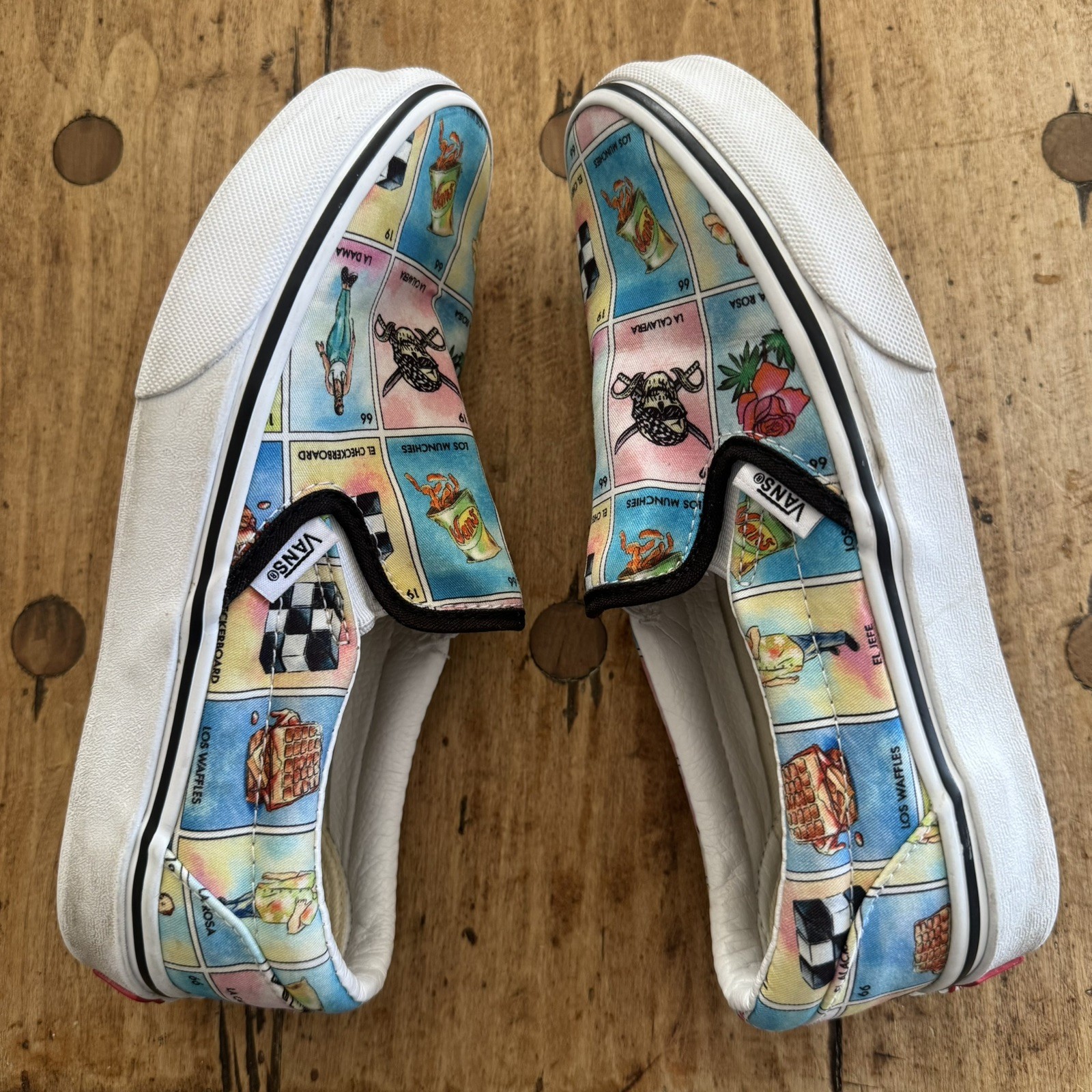 Vans Classic Lotteria Tarot Cards Slip On Sneakers Unisex Men’s 4 Women’s 5.5