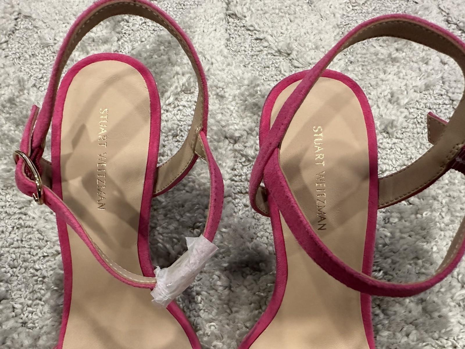 Stuart Weitzman Dancer Twistie Suede Stiletto Heels 6.5 NWOB