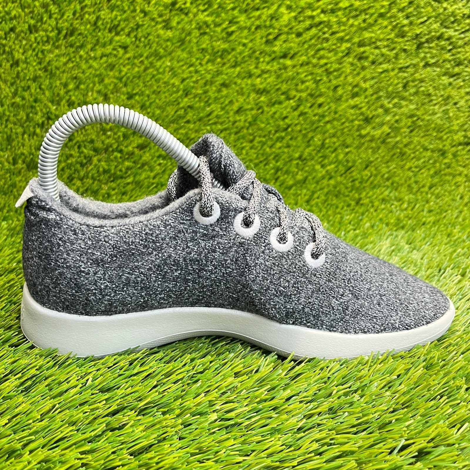 Allbirds Wool Runners Womens Size 7 Gray White Casual Walking Shoes Sneakers