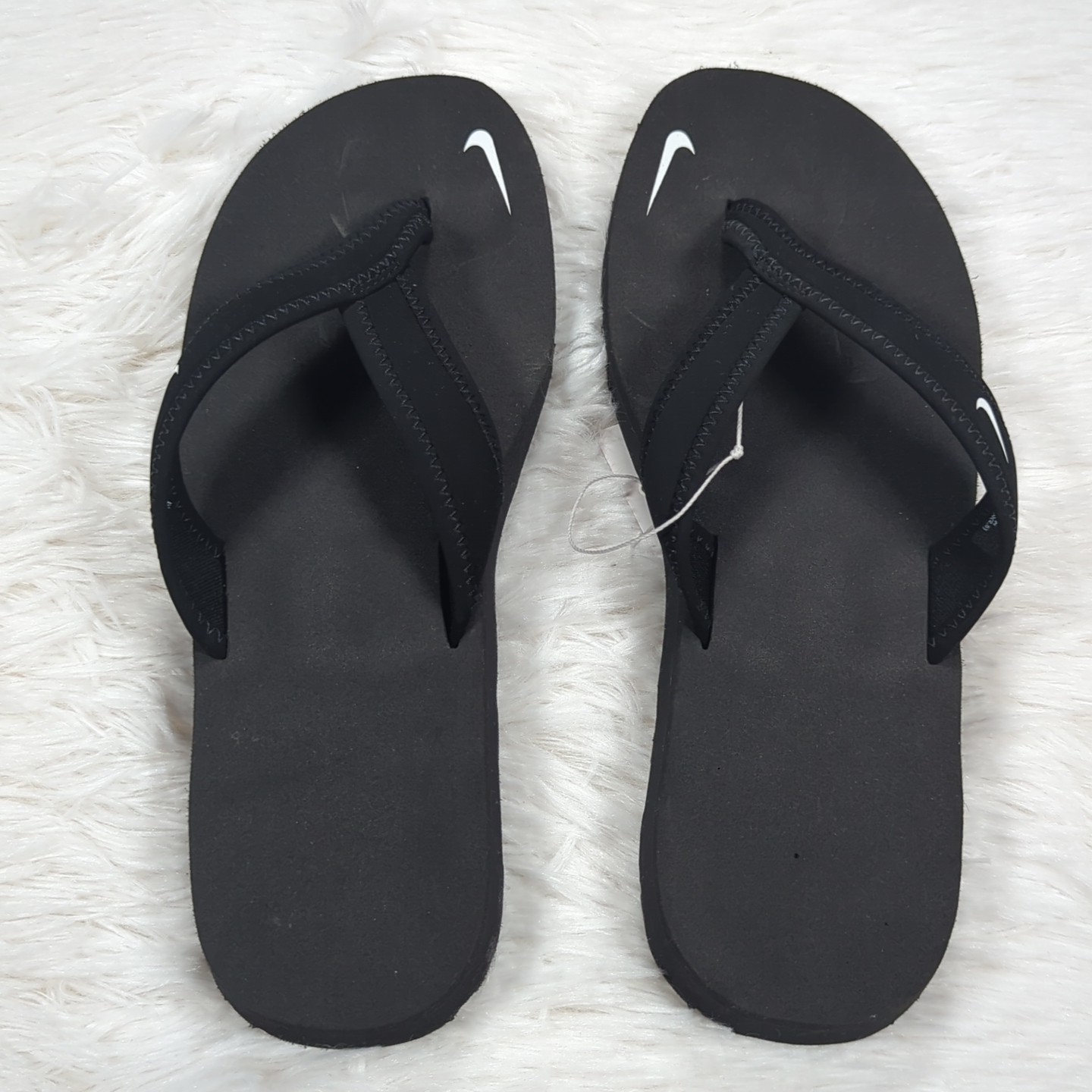 Womens Nike Celso Girl Flip Flop Sandals Black/White Size 5 7 8 314870-011