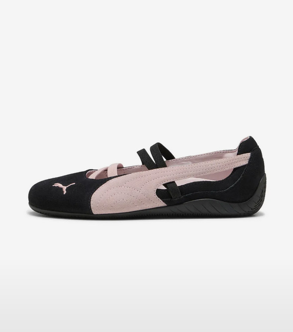 Puma Speedcat Ballet Suede Women Black Mauve Mist Casual Sneaker 401287-02