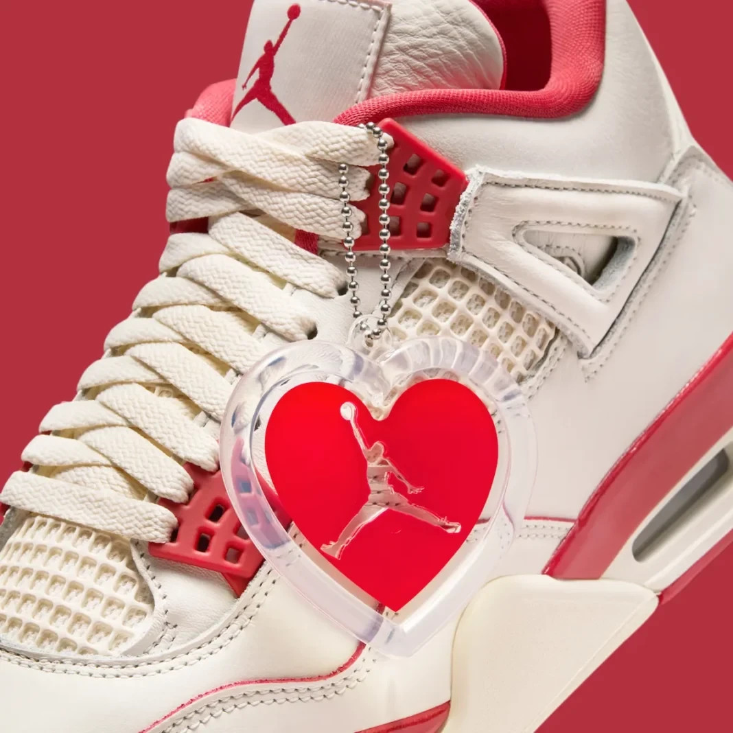 Nike Air Jordan 4 Retro Shoes Pale Ivory Sierra Red HV0823-108 Women’s Sizes NEW