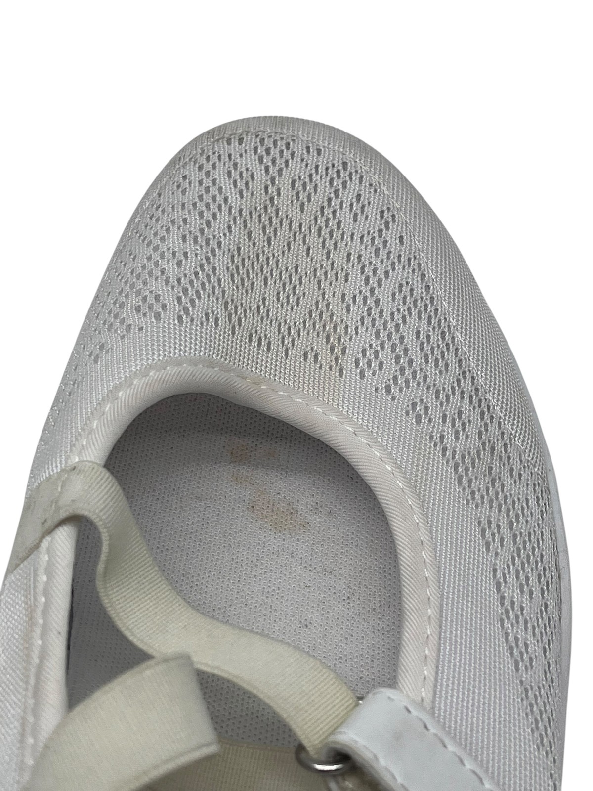 Propet TravelActiv Mary Jane Women’s 11 W White Mesh Walking Shoes W5103