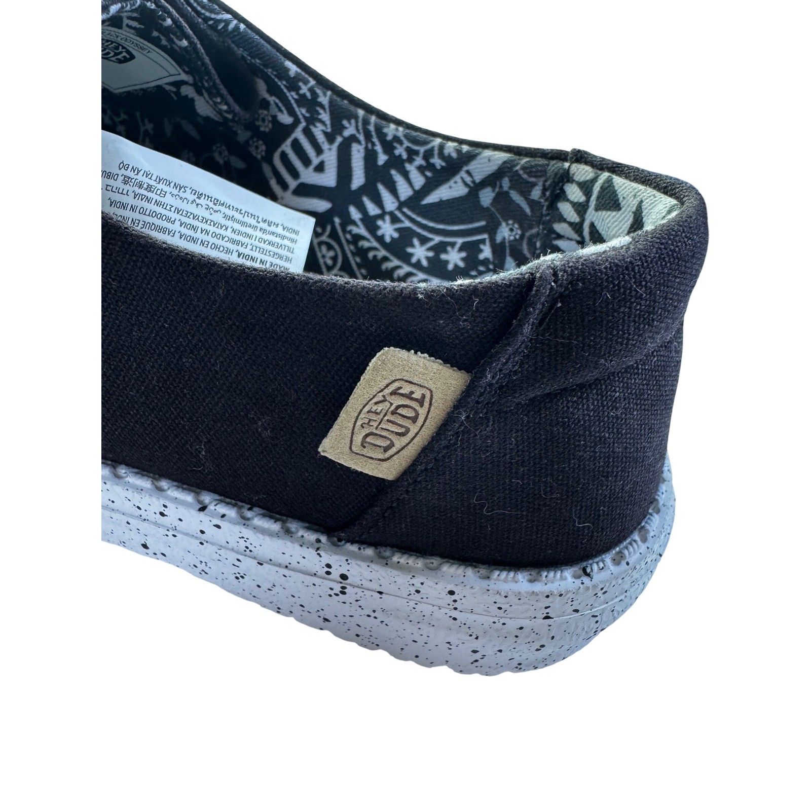 Hey Dude Wendy Basic Black Odyssey Shoes Women’s 7 NWT Lightweight Canvas