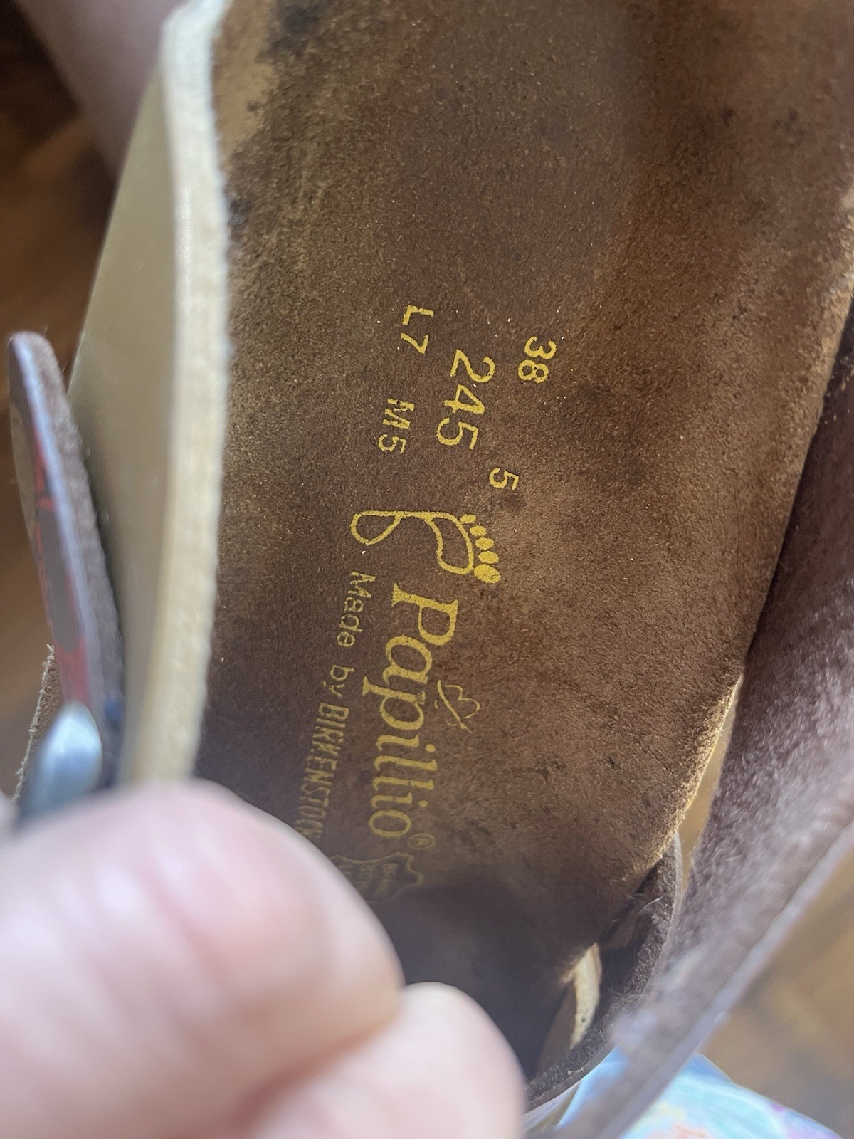 Papillio Birkenstock Multicolor shoes sandals slip ons 38 7 Women’s Unique