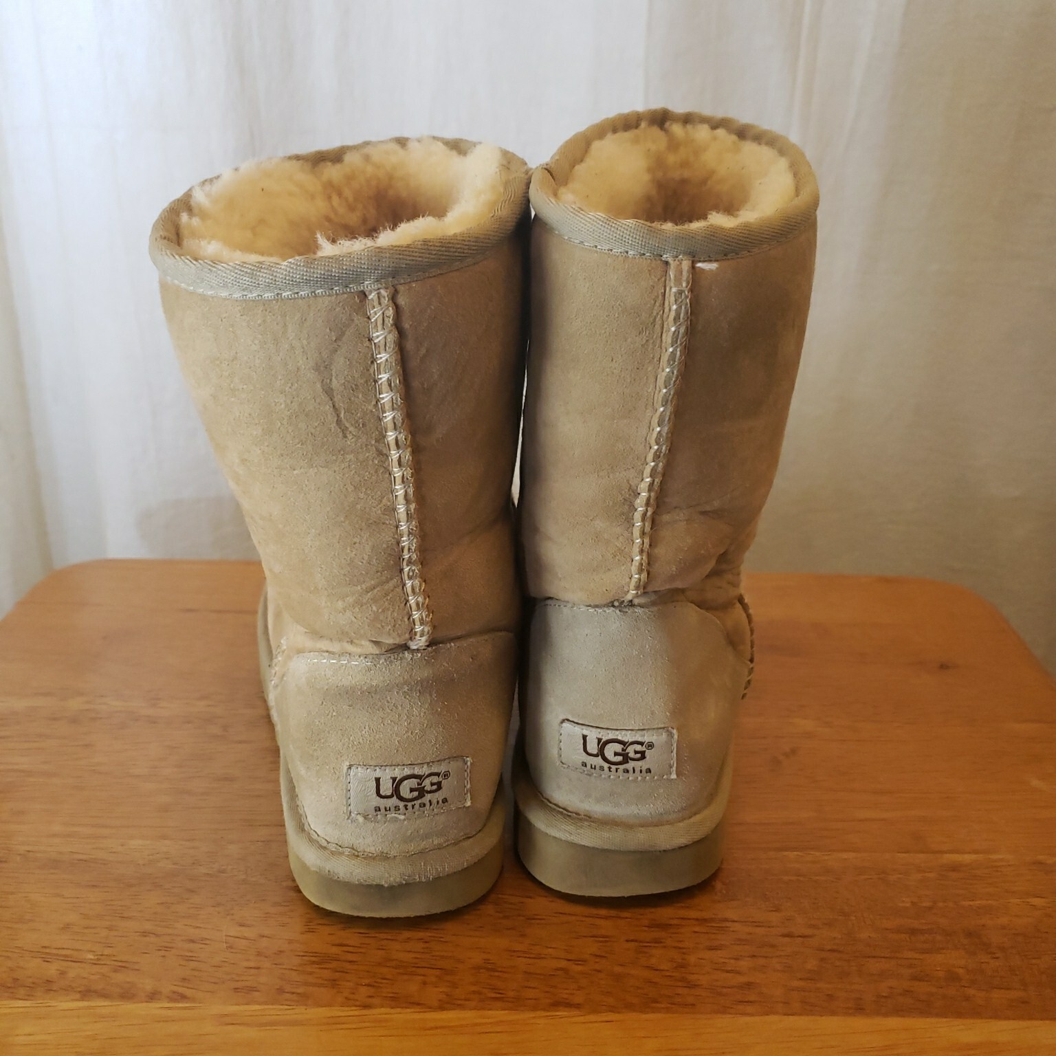 Ugg Boots 7 Left 8 Right Women Light Tan Mismatched Size