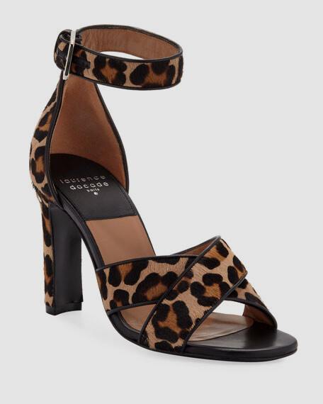$395 Laurence Dacade Women’s Brown Crisscross Sandal Sz US 6 & 6.5/EU 36 & 36.5