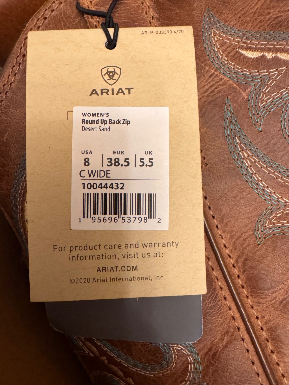ariat boots womens 8 wide c