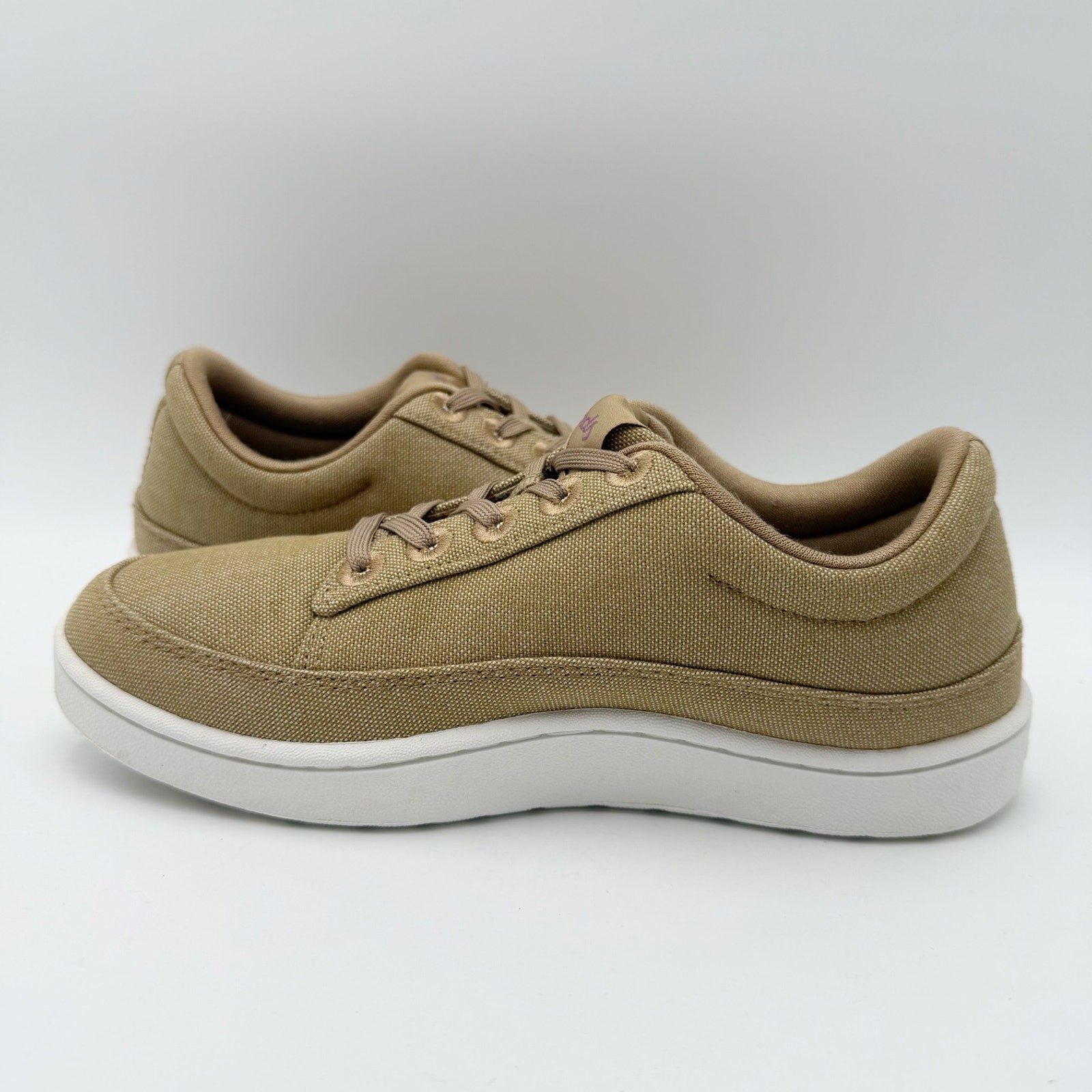 AllBirds Womens Canvas Pacer Sneakers US 6 EU 36 Beige Brown NIB