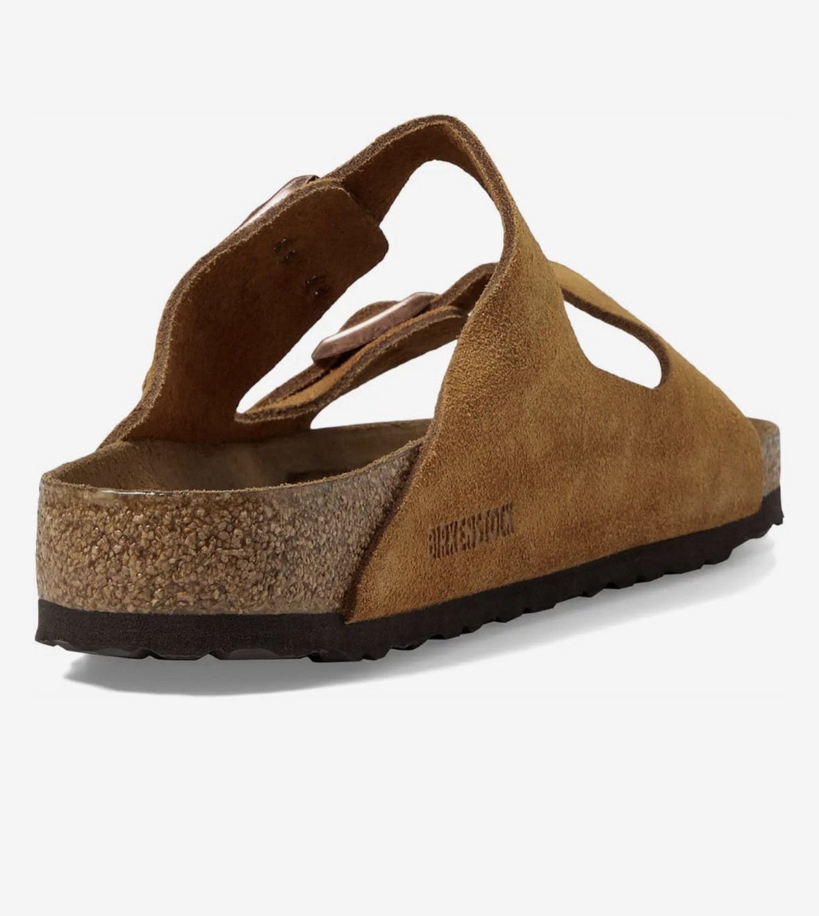 NIB Birkenstock Arizona Soft Footbed Mink Suede Leather Sandal Women’s Size 40 N