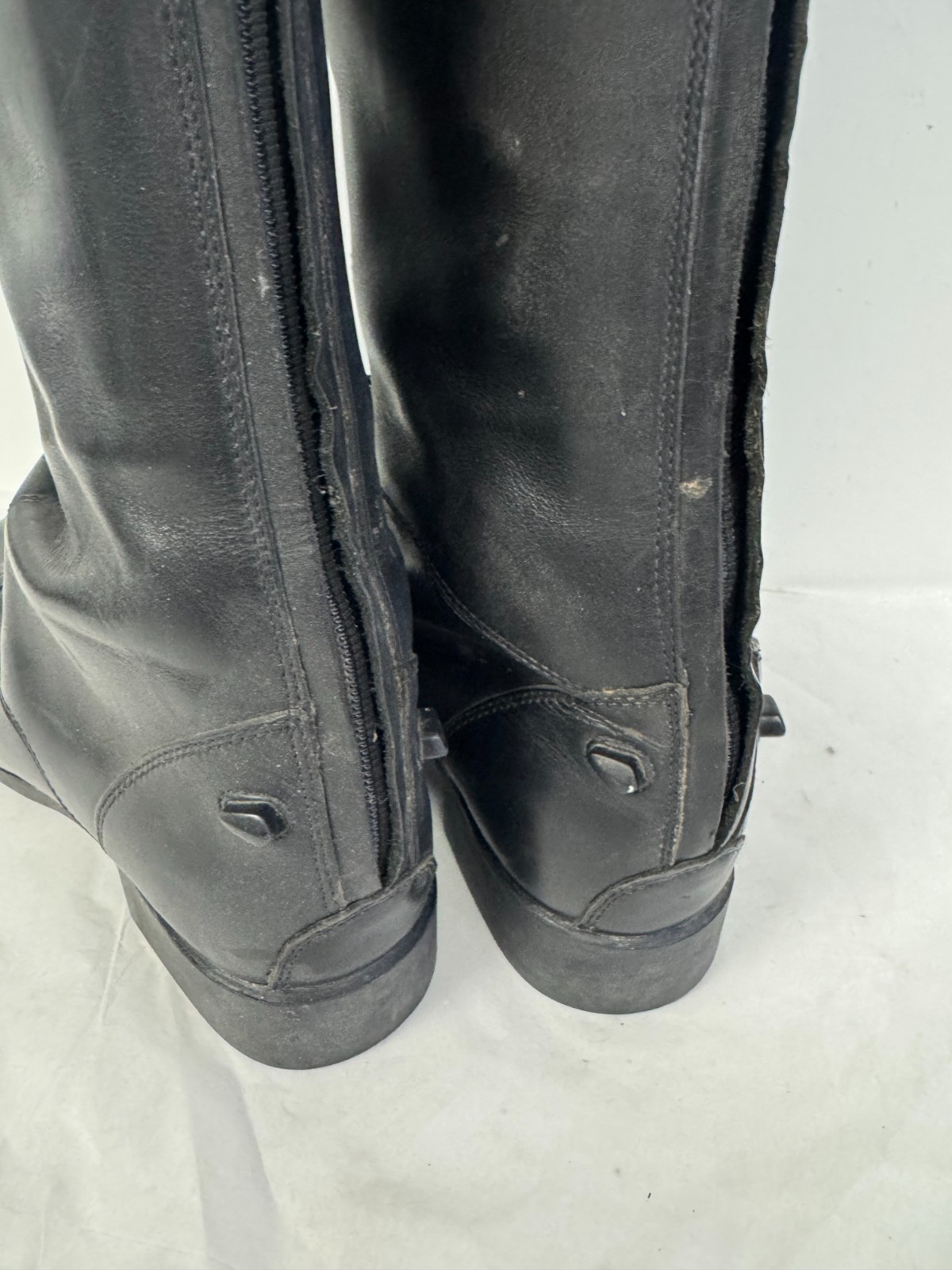 ARIAT CHALLENGE FIELD RIDING BOOTS 55201 W 9.5 Tall EQUESTRIAN BLACK FULL ZIP