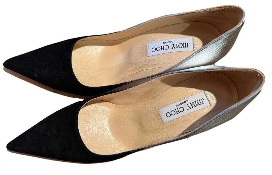 Jimmy Choo Black Silver High Heel Pumps JIMMY CHOO