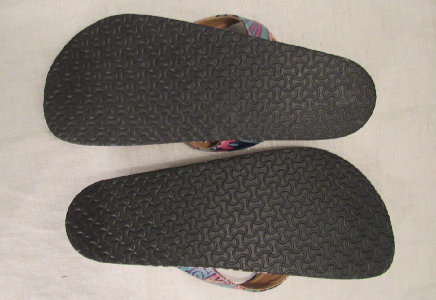Calceo psychedelic hippy boho flip flop thong sandals size 9 US / EU 40 NWOB