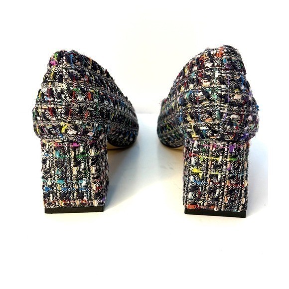 On 34th Tilly Cap-Toe Block-Heel Pumps, Multi Color Size 8.5 M NWT/BOX