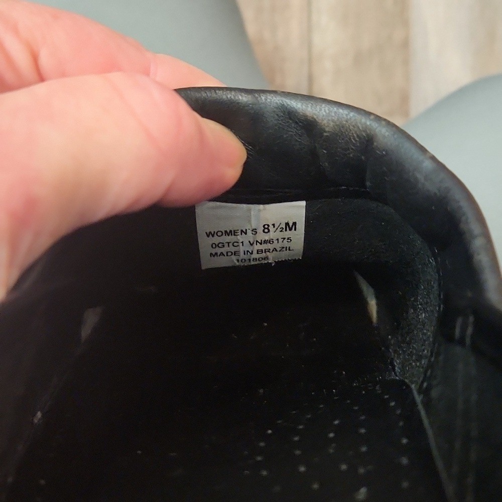 L.L. Bean Womens Black Leather Clogs Size 8.5M Casual Neutral Workwear Nurse