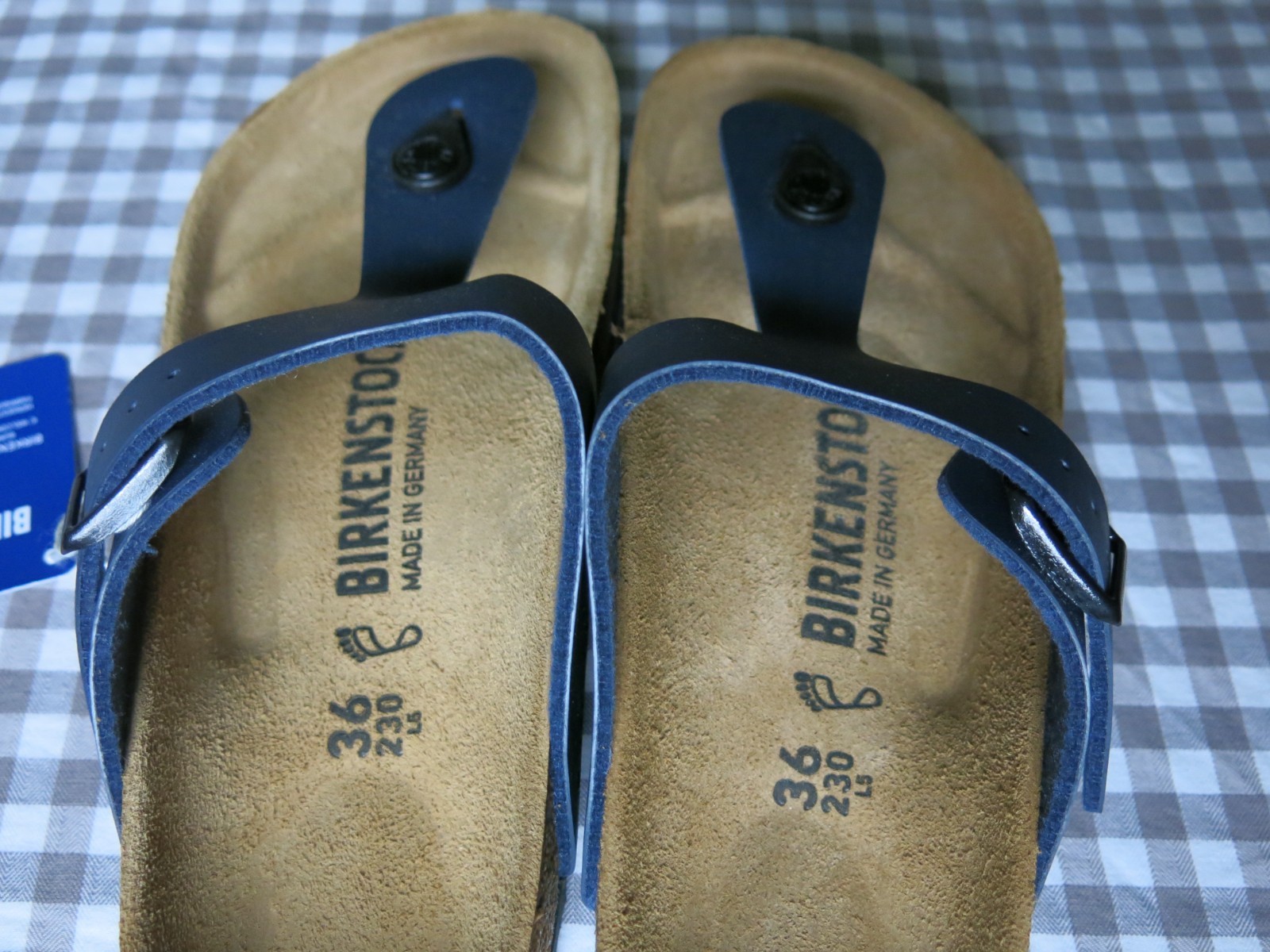 Birkenstock Gizeh Birko-Flor® sandal navy blue EU 36 US women 5-5.5 regular/wide