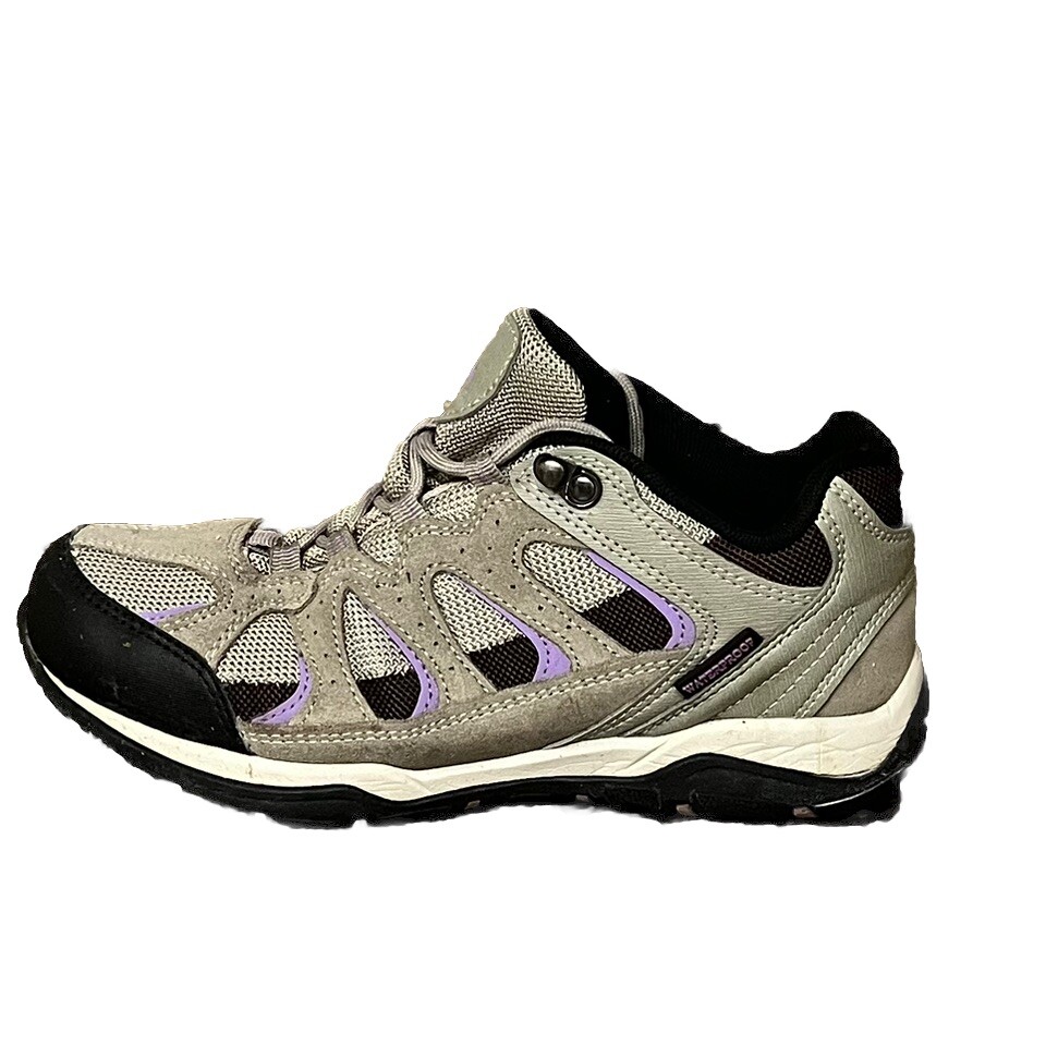 Magellan Outdoors Women’s Sonora Pass Low Hiking Shoes Size 7.5 Taupe Sneakers