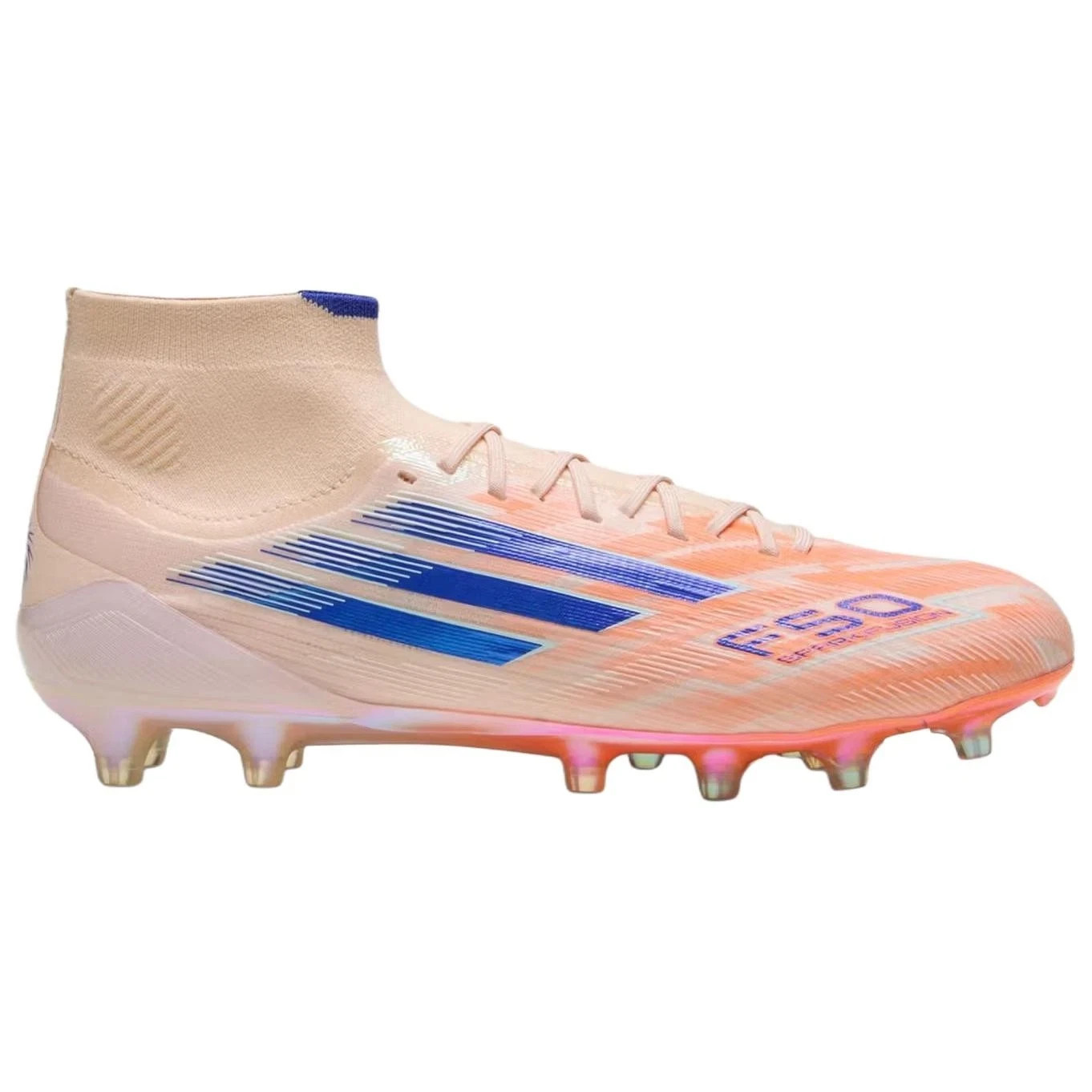 adidas F50 Sparkfusion Elite Mid FG AG Soccer Cleats Orange Women Sz 9.5 JH7647