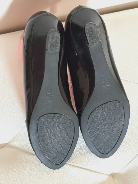 JG Evaluna Black Leather Top Shoes Open Toe Size 7.5