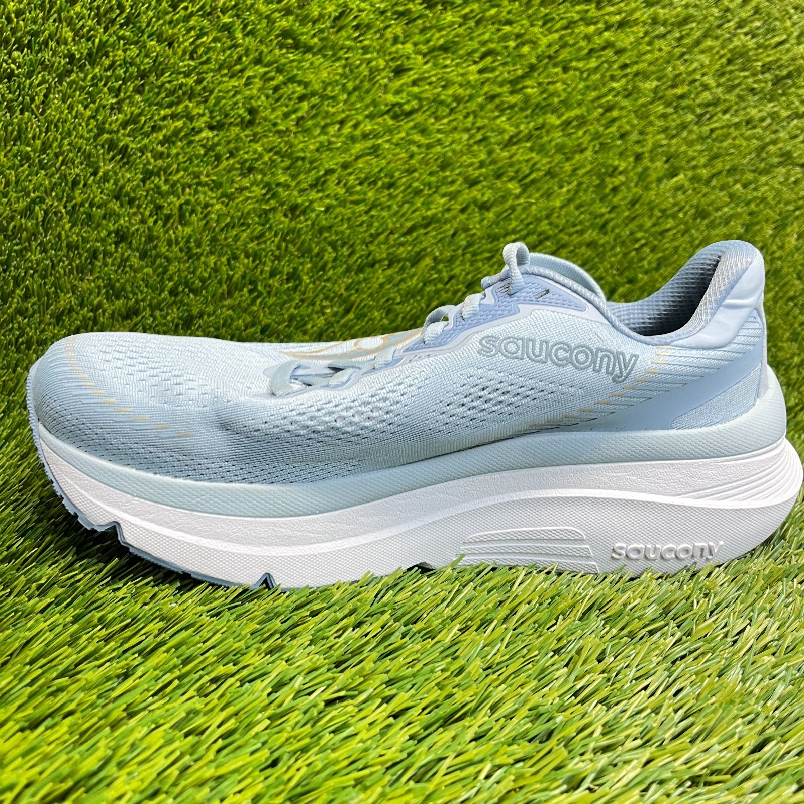 Saucony Guide 19 Womens Size 8.5D Blue White Athletic Running Shoes Sneakers