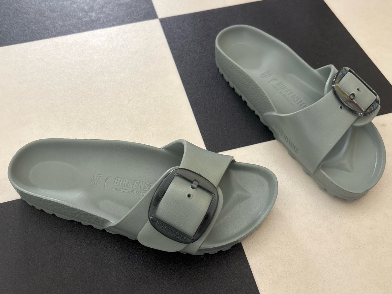 Birkenstock Madrid Big Buckle Women’s Sandals Surf Green, EU 36 US 5.5/6 – NWOT