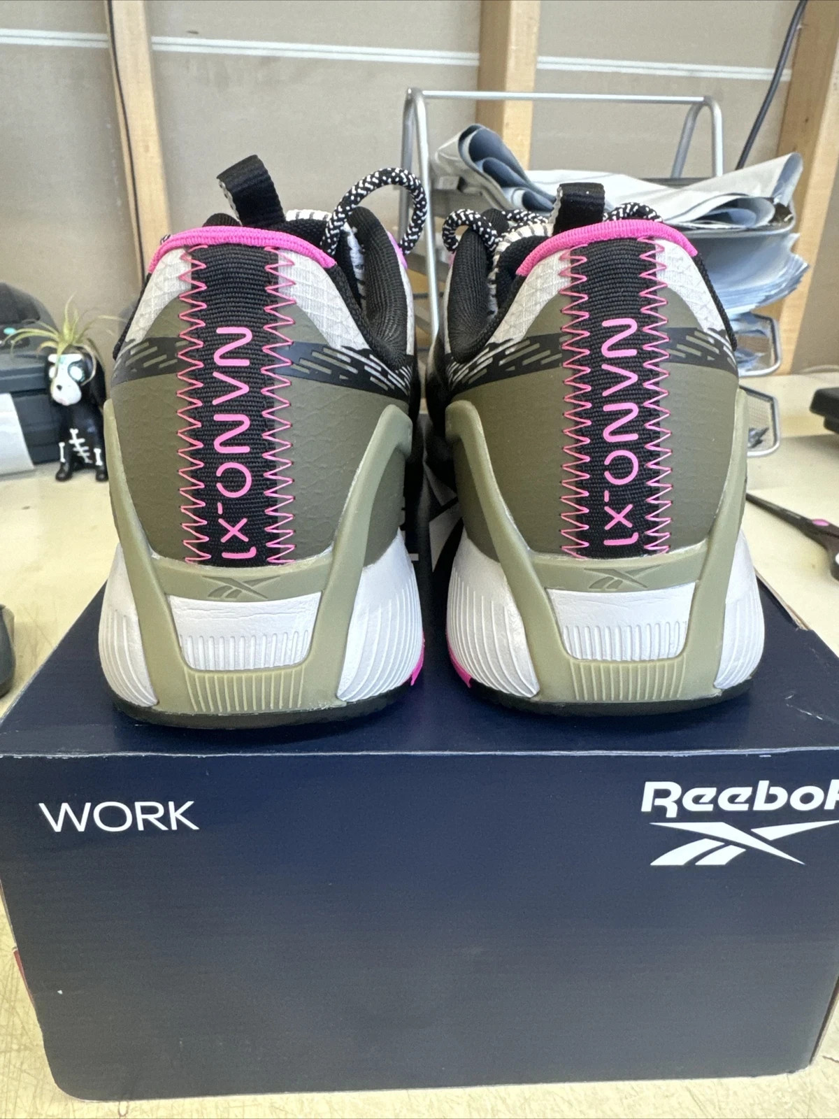 PICK SIZE – Reebok RB383 Womans Nano X1 Adventure Comp Toe Work Shoe