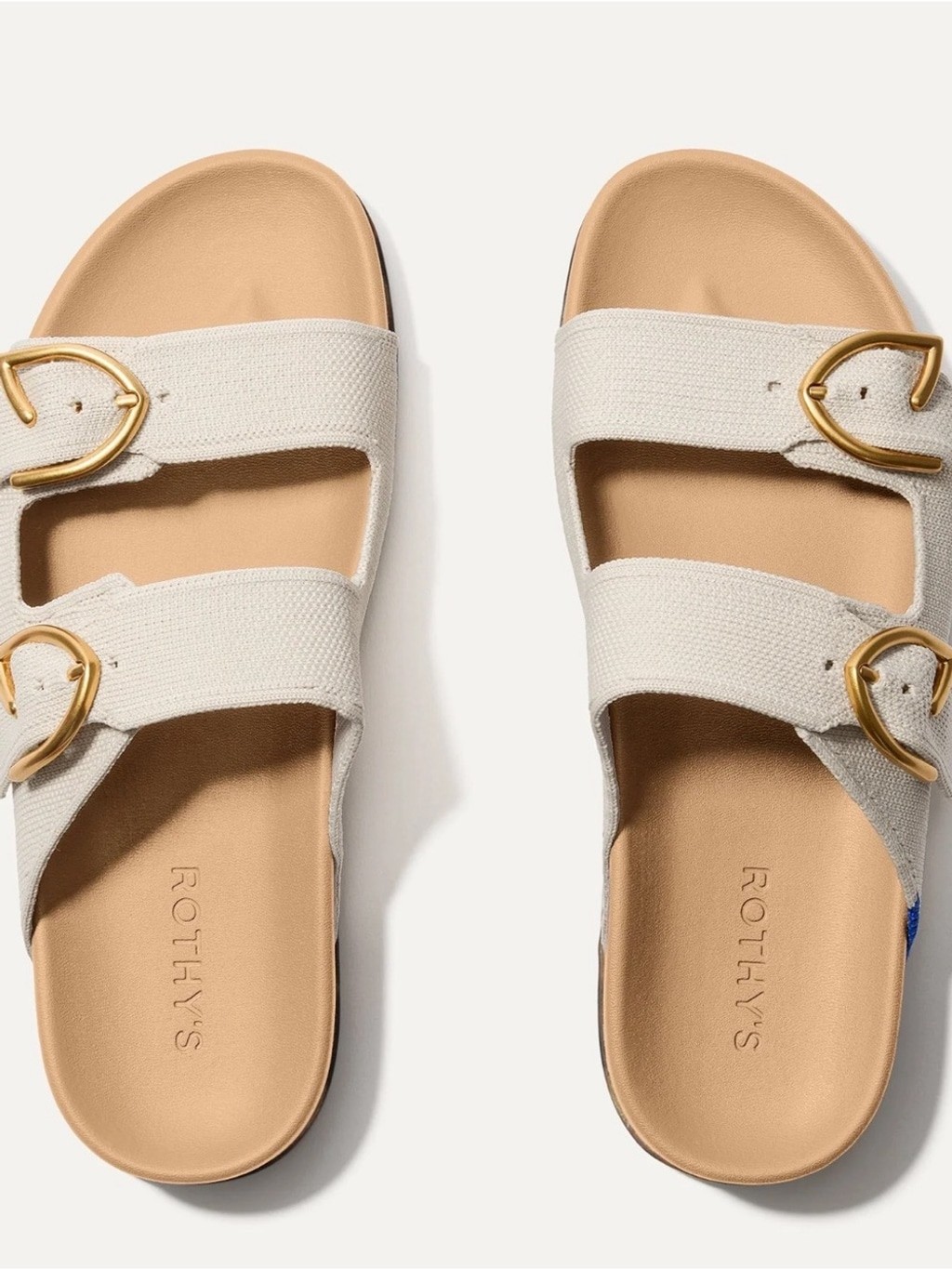 Rothy’s The Buckle Slide | Size 8 | Sea Salt