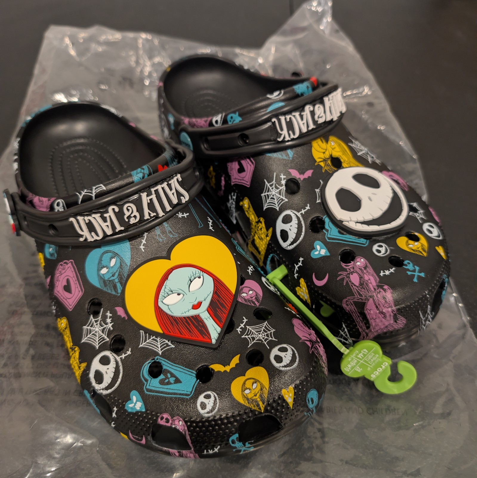 Unisex Clogs Crocs Jack Skellington Nightmare Before Christmas Classic M10/W12