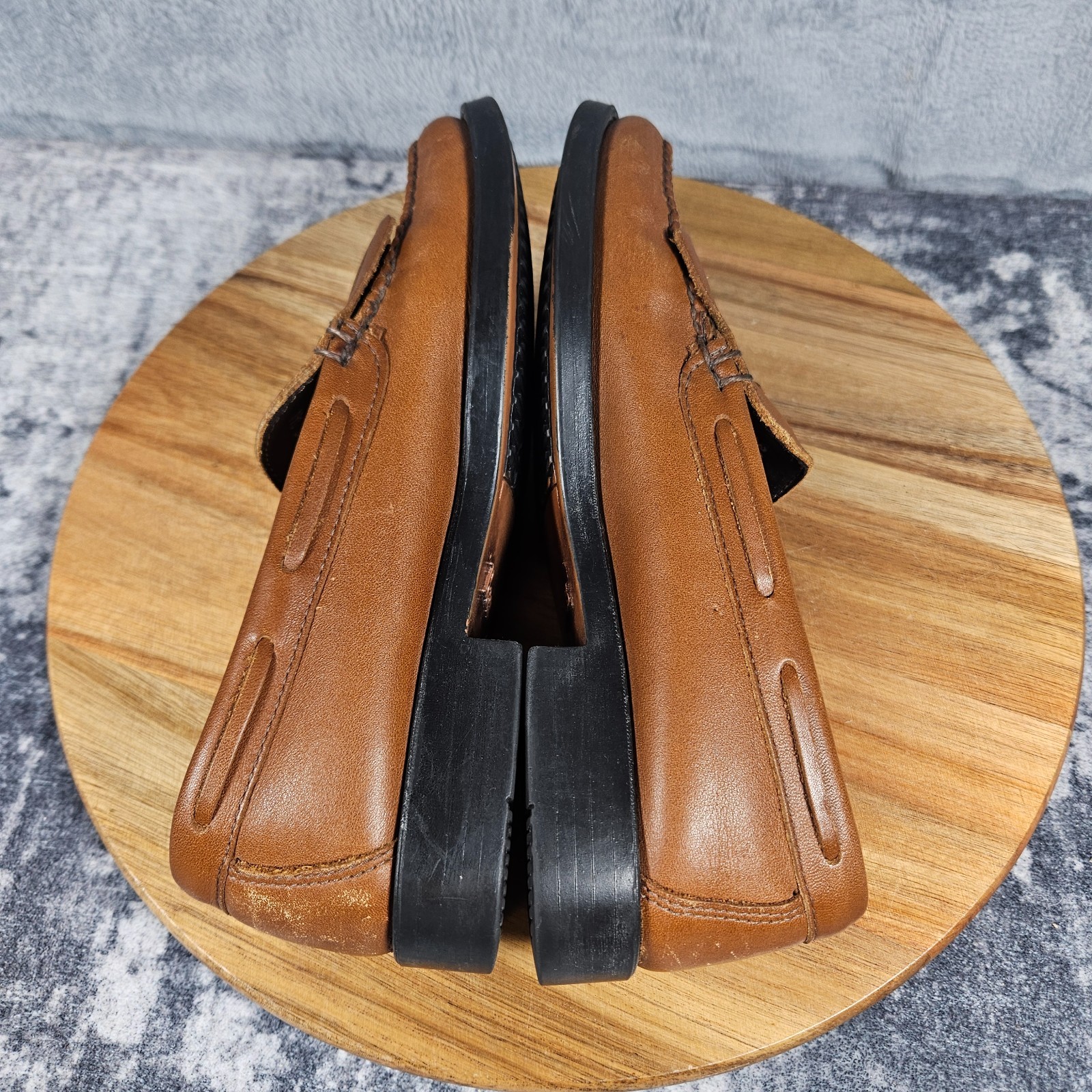 GH Bass Weejuns Marietta II Loafer Women Size 7 Brown Leather Tassel Kiltie Shoe
