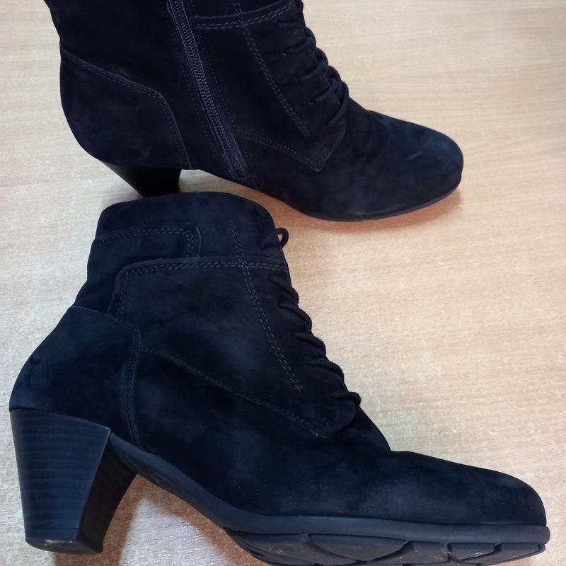 women gabor boots black nubuck 37.5