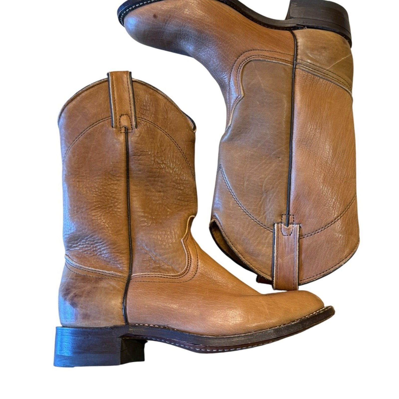 Wrangler Women’s 6M Light Brown Leather Boots