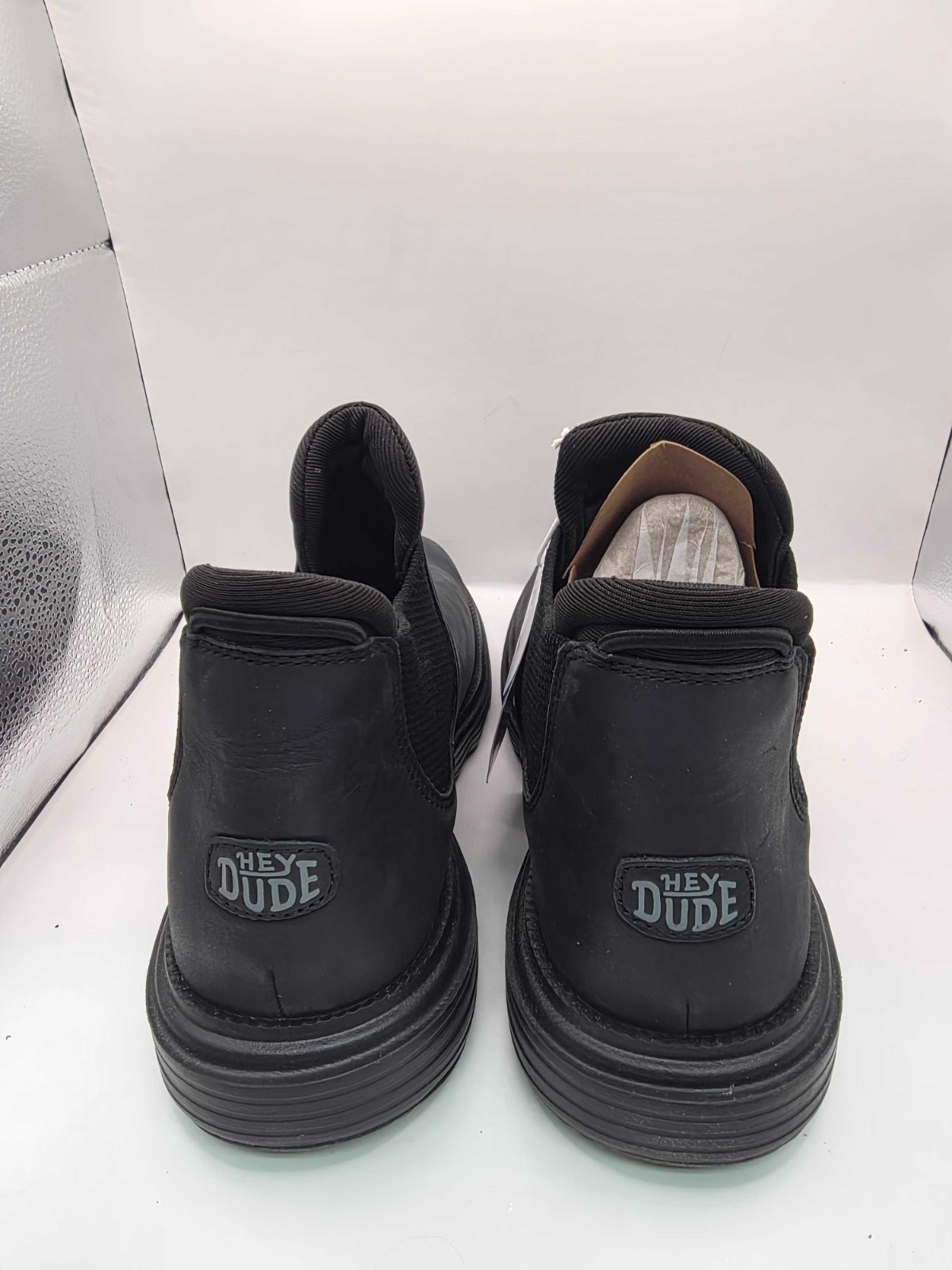 Hey Dude Women’s Branson Boot Craft Leather Shoes-Black 10US