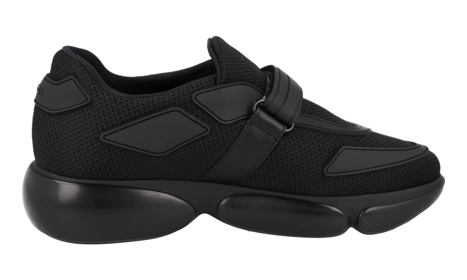 PRADA Bike Cloudbust Sneakers – 1E293I – Solid Black – NEW – US 6.5 EU 36,5