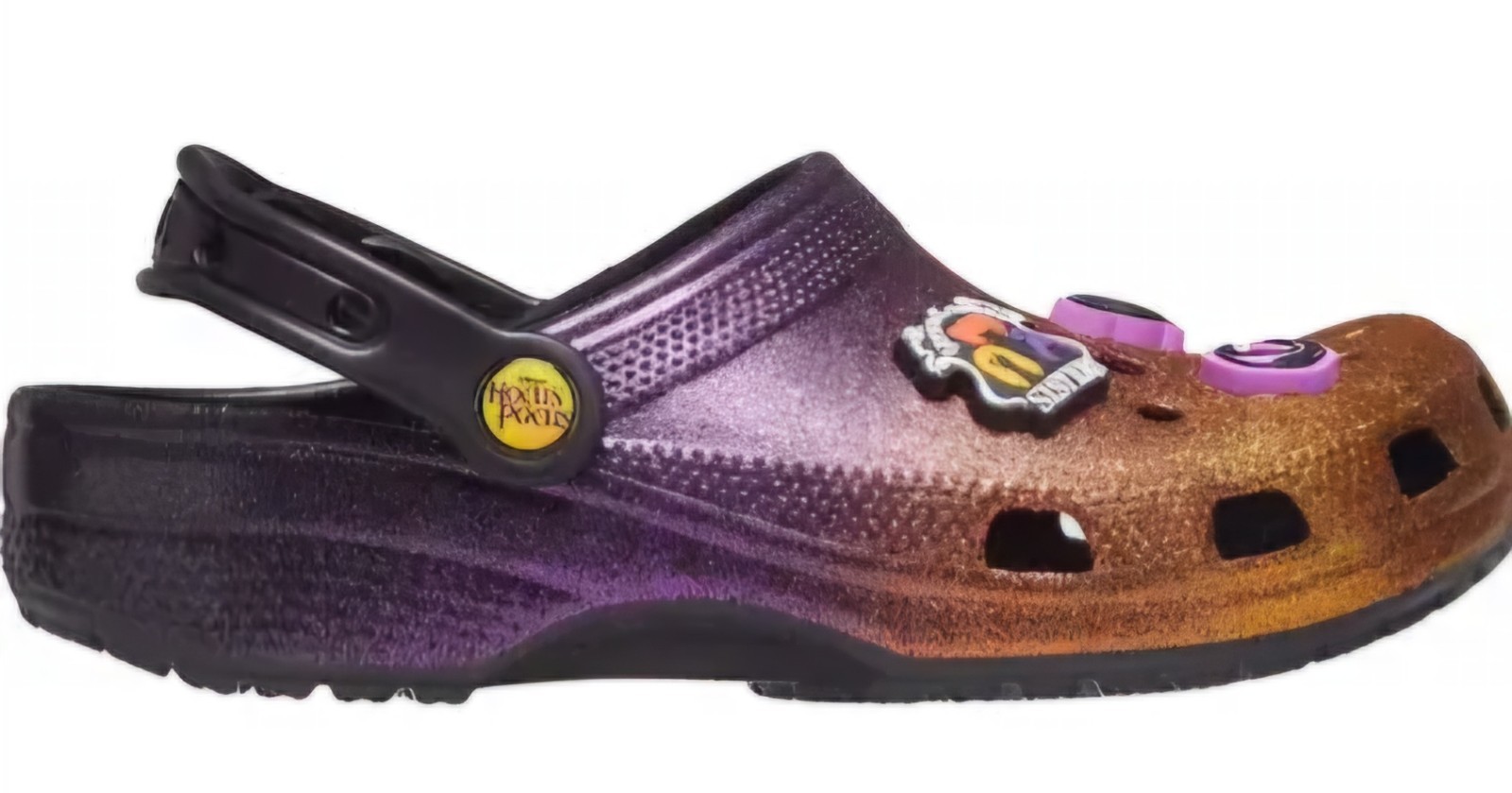 Crocs Classic Disney Hocus Pocus Clog Purple Gold US W7/M5, W8/M6 NEW NWT