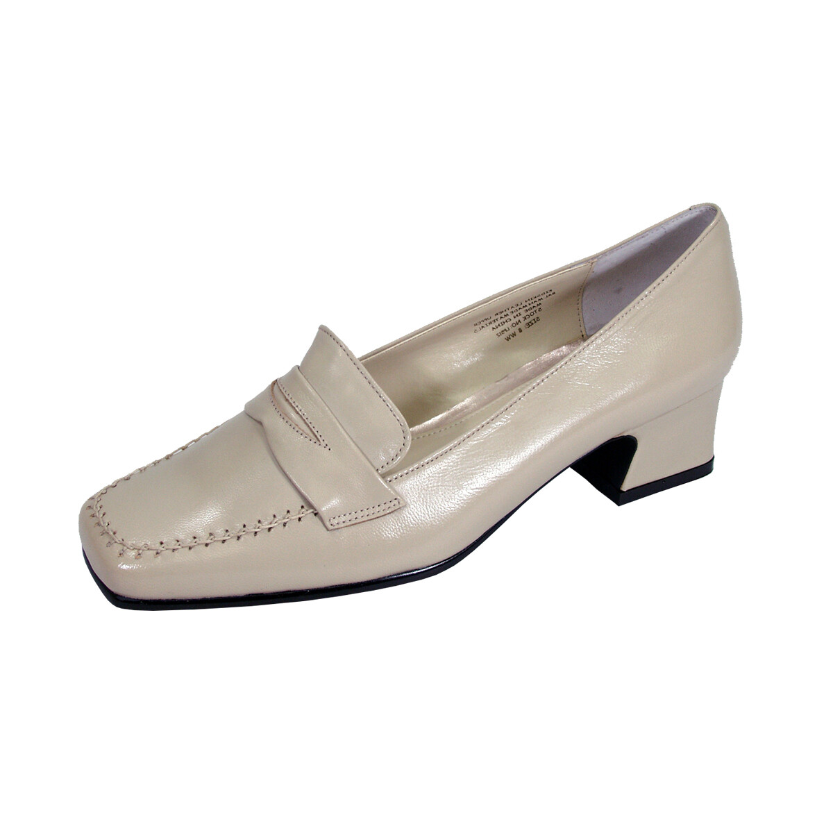 👠 PEERAGE Ida Women’s Wide Width Comfort Leather Penny Loafers 👠