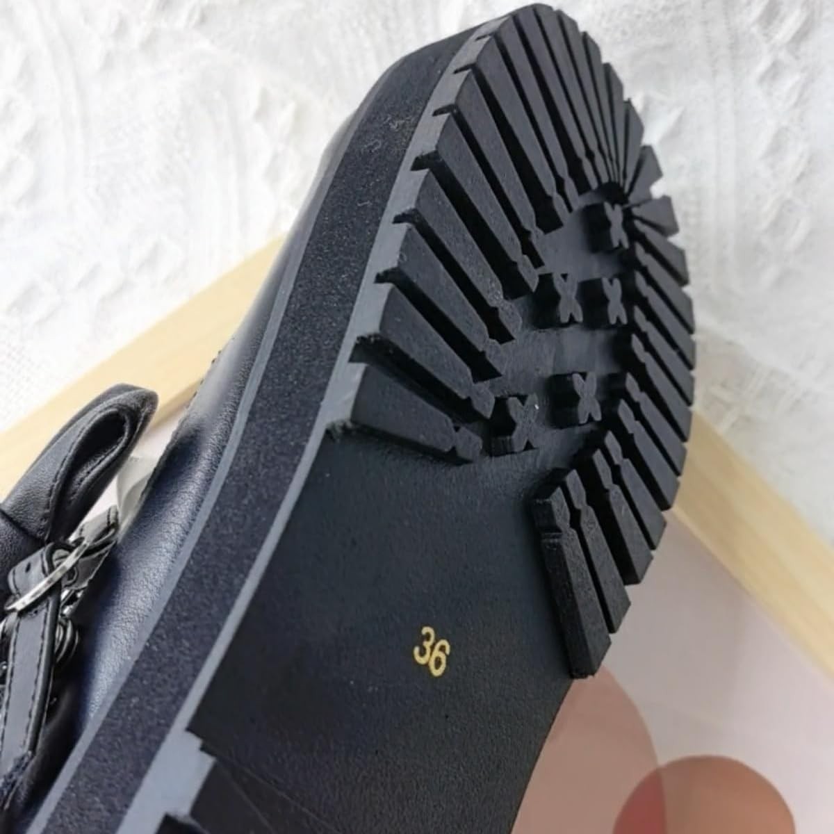BEROBELLO Japanese Sweet Lolita Flat Shoes Maid Cosplay Mary Jane Shoes