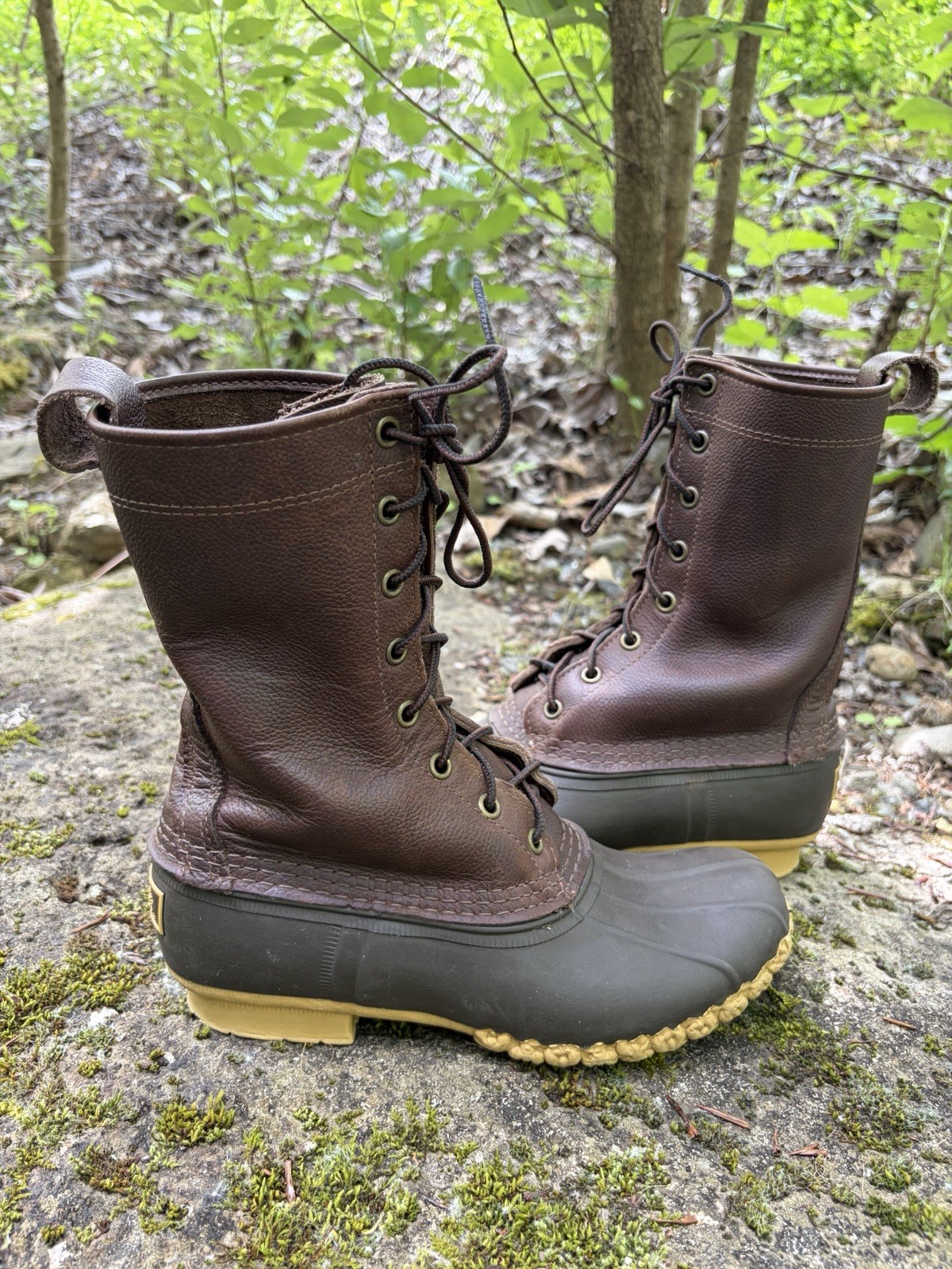 LL Bean Signature Maine Hunting Shoe Duck Boots Womens Size 6M Made In Maine