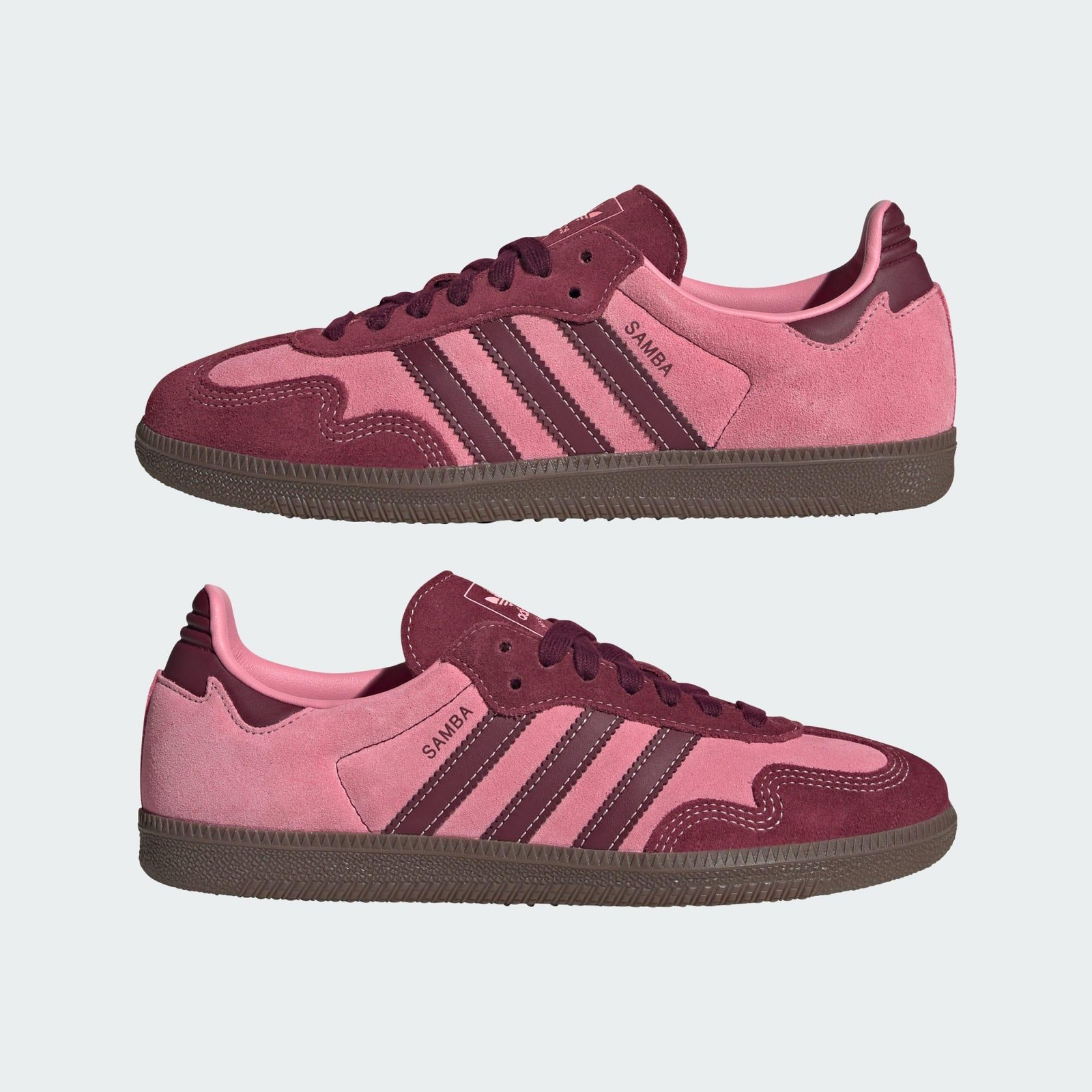 [IH6704] WOMENS ADIDAS SAMBA OG ‘PINK SPARK SHADOW RED’