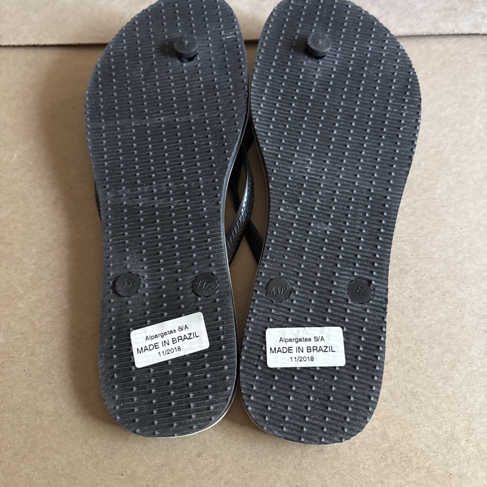 Havaianas Slim Black w/Animals/Flowers/Sailboats EU 41-42 New