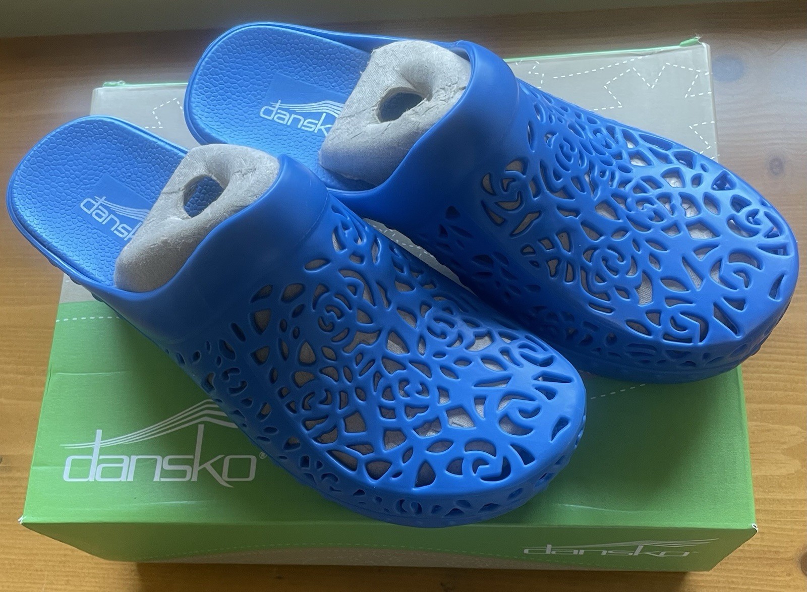 🩴 Dansko Pippa Molded Clog (BLUE) Shoes Women’s Size 36 EU US 5.5-6 NOS NIB