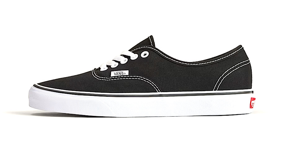 Vans Authentic Shoe Black/White – Unisex Classic Canvas VN000EE3BLK