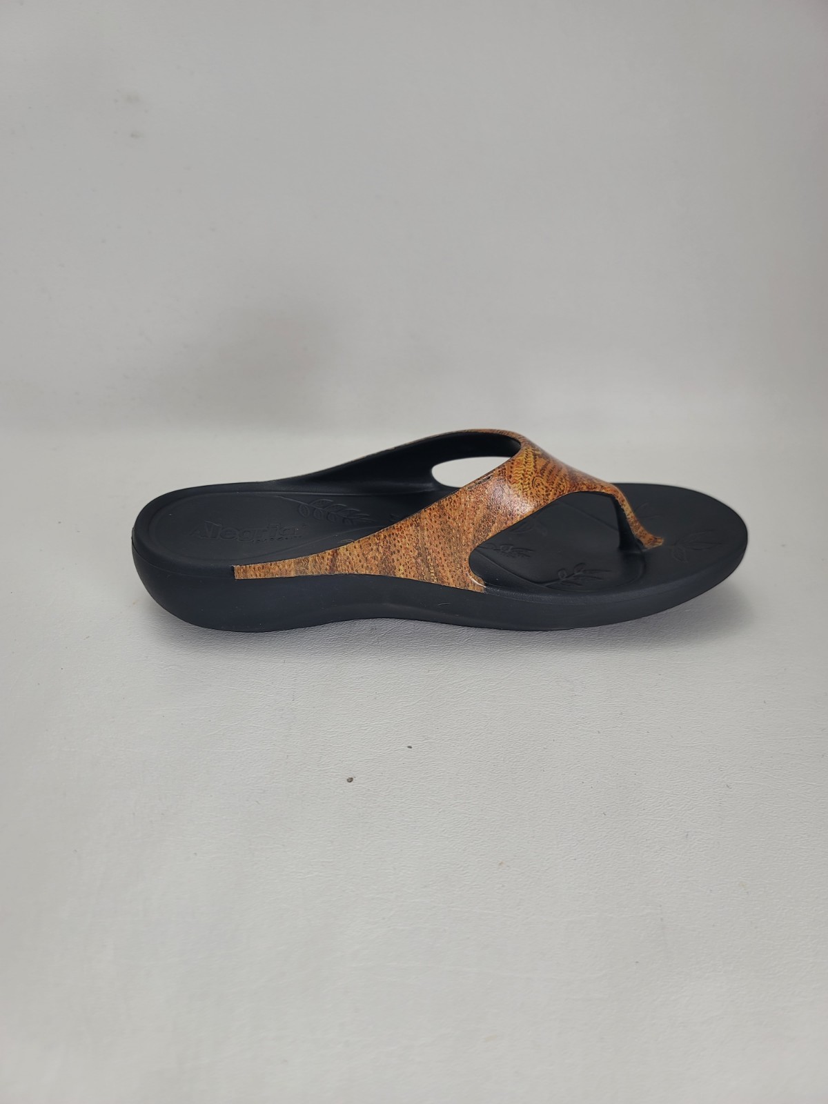 Alegria Ode Black Charmed Recovery Thong Sandals Womens Size 38 7.5-8 NEW