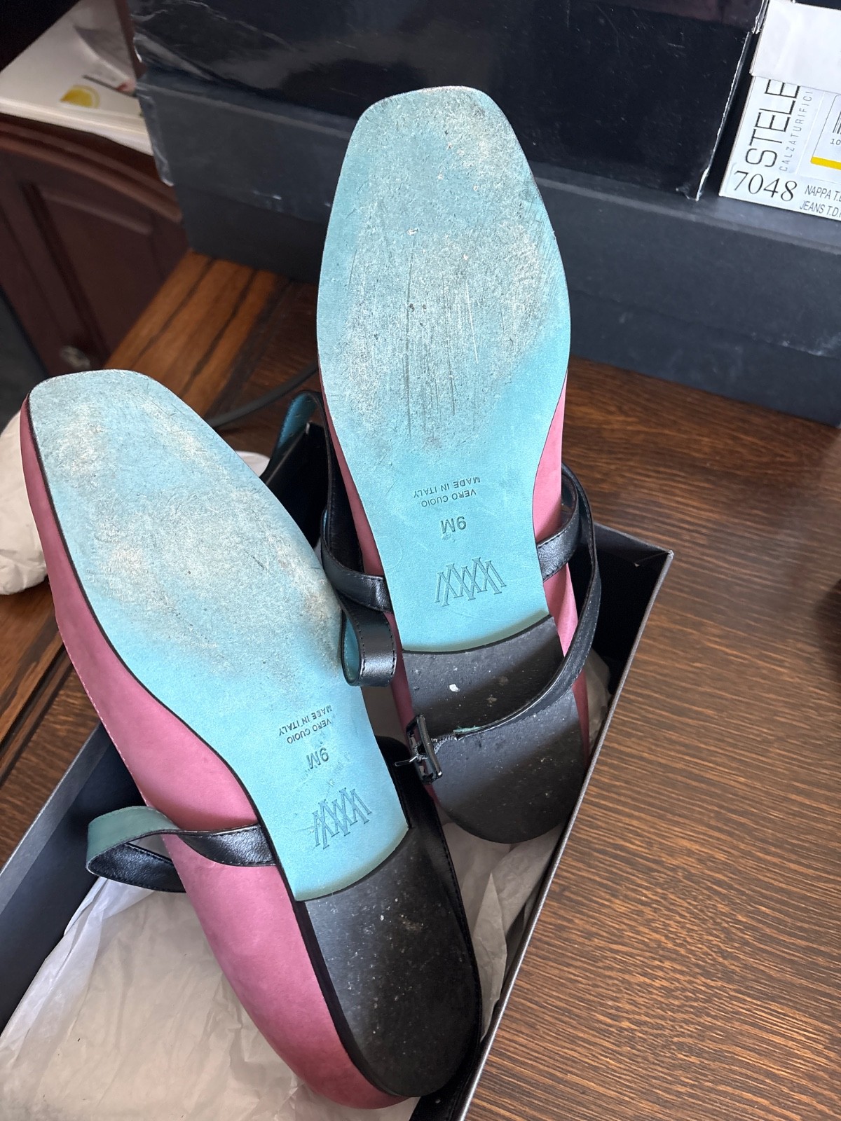 Valentina Rangoni/ balet Flats/ 9/40/mauve/ made in italy/ same as pic