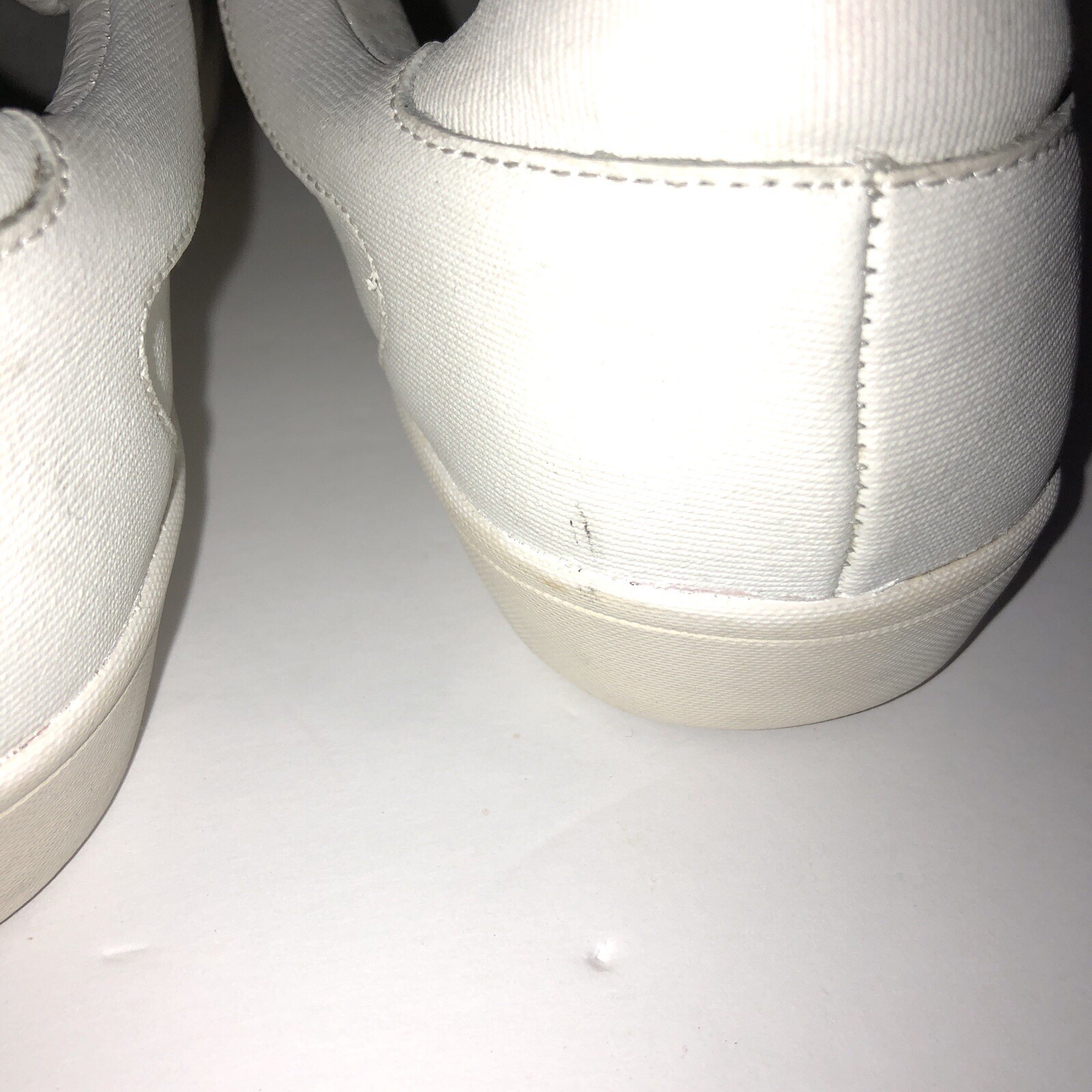 Derek Lam 10 Crosby Laurel Size 8 White Leather Slip on Athletic Sneakers Shoes