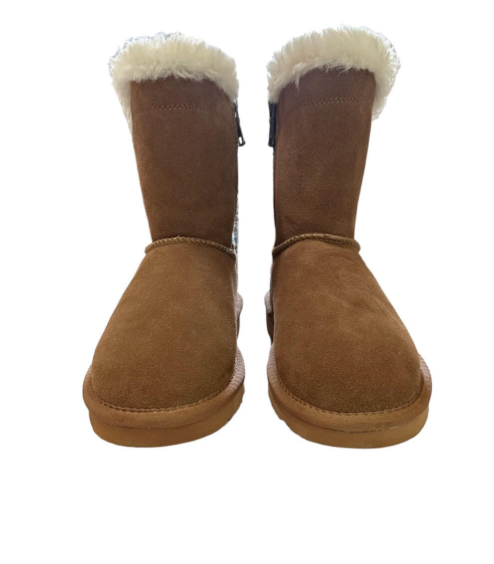 Lamo Willow Water Resistant Suede Faux Fur Cold Weather Boots Size 5 NWOT