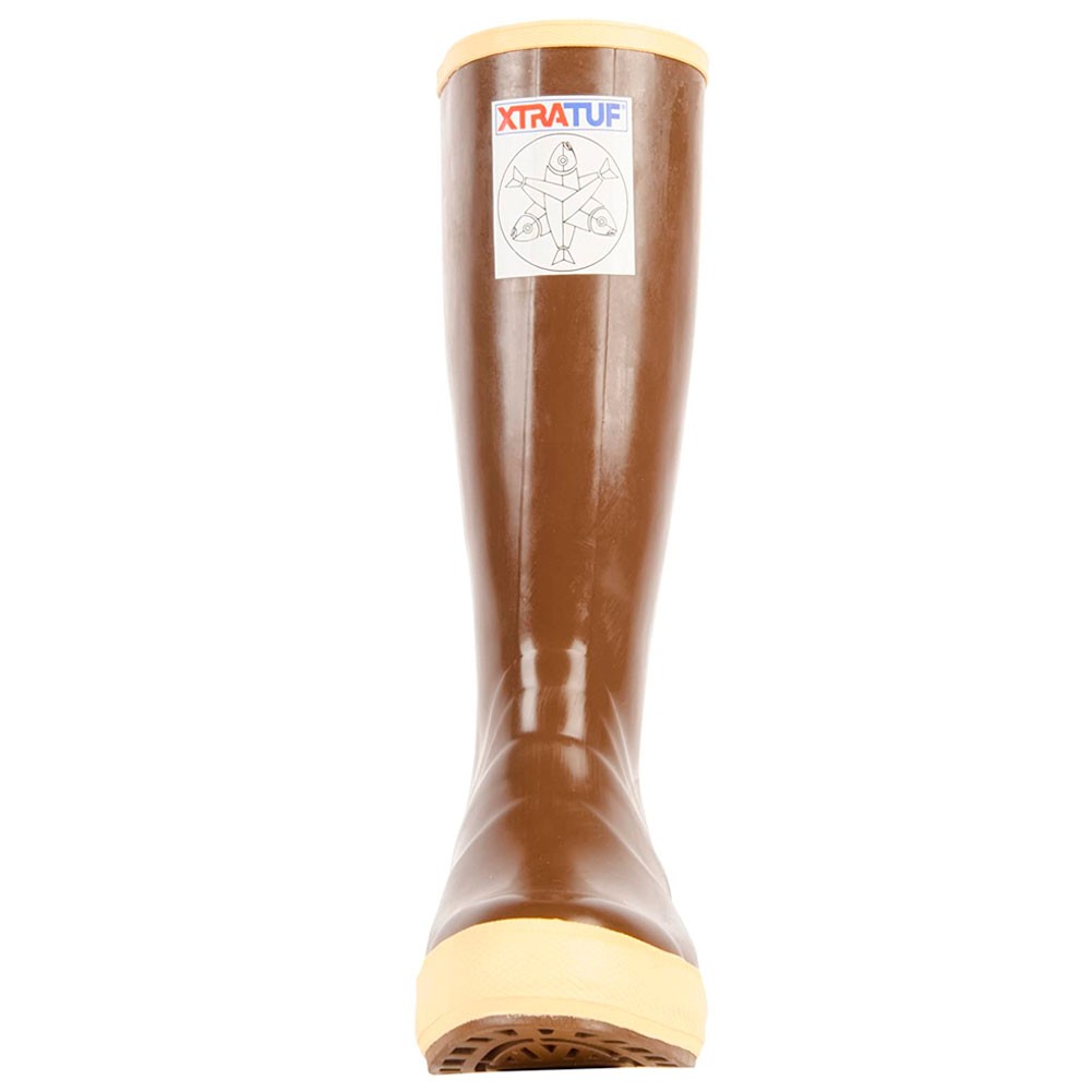 XTRATUF Women’s 15″ Salmon Sister Legacy Copper/Tan Octopus Print Boot 22490-CTM