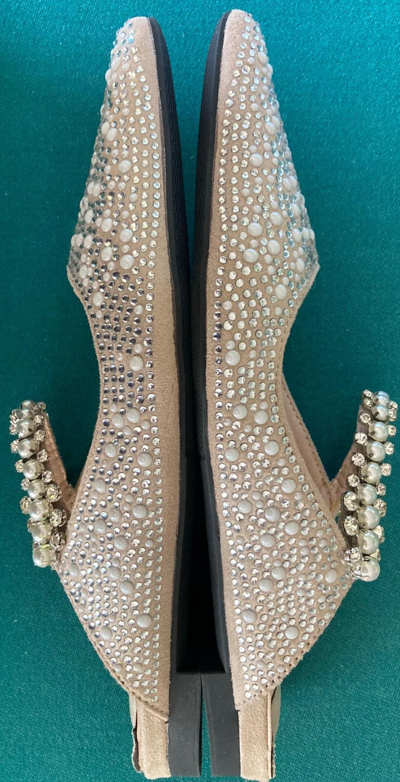 NEW~VITA GRACE~SHOES~IRINA PEARL STRAP~FAIRYTALE~EXQUISITELY STUNNING MULES~WOW